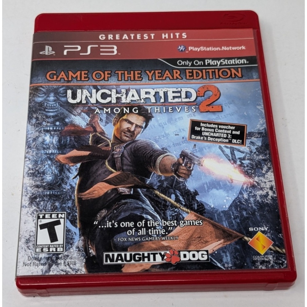Uncharted 2: Among Thieves Game of the Year Edition PS3 Playstation‎ 3 Complete